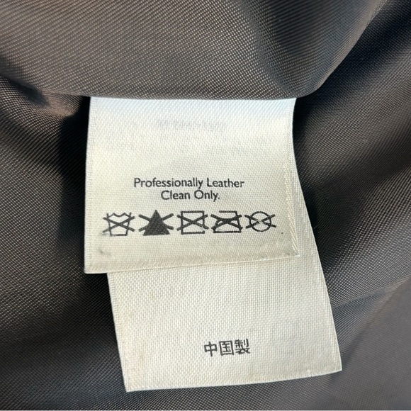 EDDIE Bauer women’s dark chocolate brown vintage leather jacket Sz XL - Picture 11 of 14